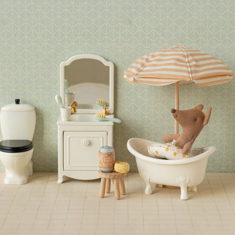 Parasol Souris Soft corail Maileg Ambiance 2