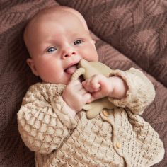 Anneau de dentition en caoutchouc Lapin Nougat