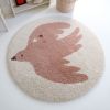 Tapis rond Bohemian Bird Crème (120 cm) Nattiot Ambiance 5