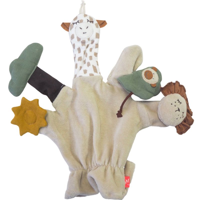 Marionnette d'activités Girafe (30 cm) Kikadu