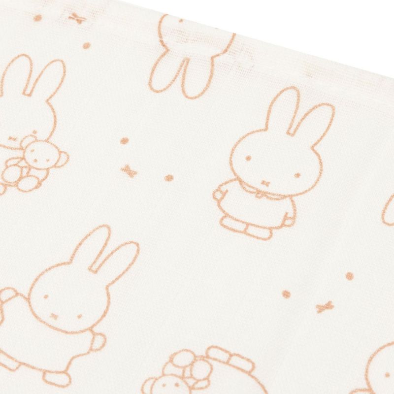 Lot de 3 langes en gaze de coton Miffy Moments Light Terra (70 x 70 cm) Jollein Produit 4
