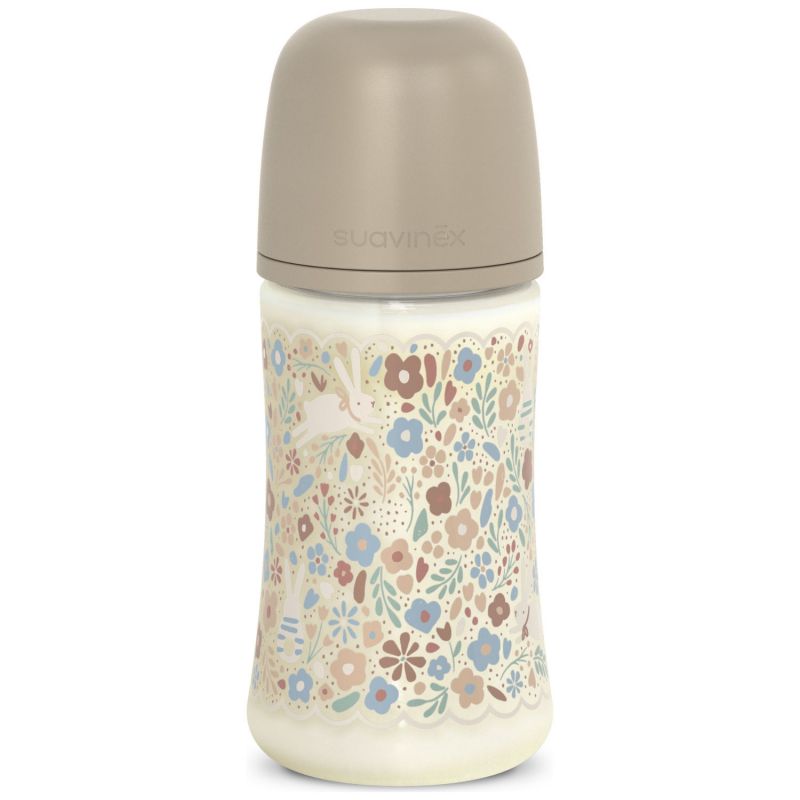 Biberon tétine SXPro M Wonderland Liberty beige (270 ml) Suavinex Produit 1