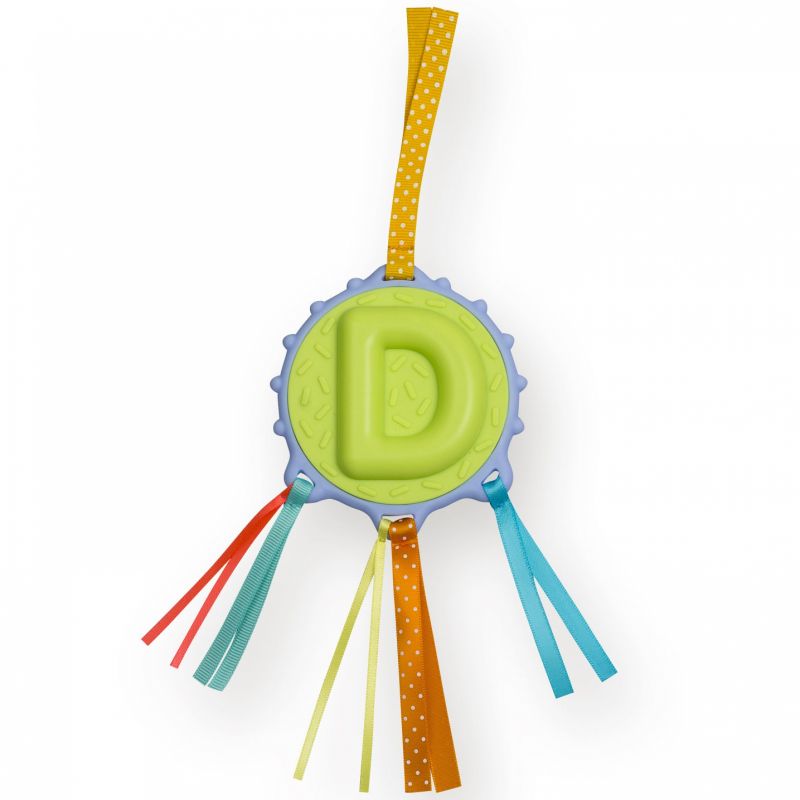 Hochet alphabet à suspendre Lettre D (23 cm) Ebulobo