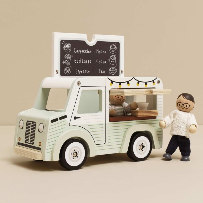 Camionnette-café truck pour maison de poupée en bois FSC Le Toy Van Ambiance 5