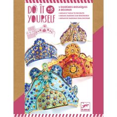 Kit DIY 4 diadèmes mosaïques à décorer Enchanteresses - Djeco