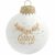 Variation Doré, blanc du produit Boule de Noël Papa Adoré de la marque Baubels