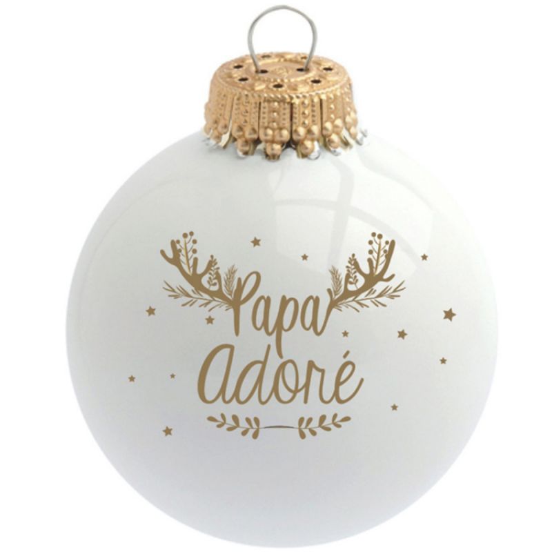 Boule de Noël Papa Adoré Baubels