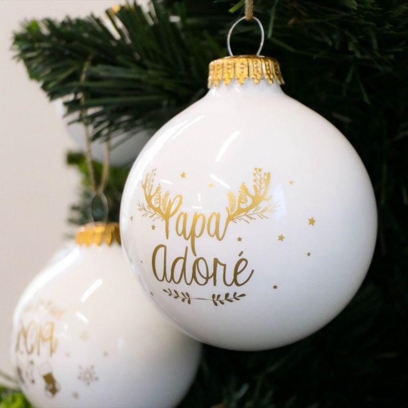 Boule de Noël Papa Adoré Baubels Ambiance 2