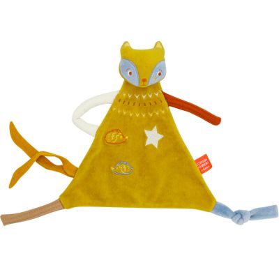 Doudou Z'anepasperdre renard moutarde (personnalisable)  par L'oiseau bateau