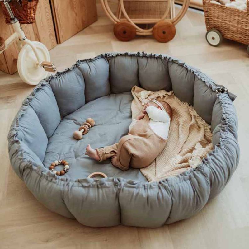 Tapis de jeu 3 en 1 Organic Coco Bleu Play&Go Ambiance 7