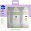 Lot de 3 biberons Easy Start anti-colique Lilas+Sable+Nature Tétine Débit 2 (260ml) MAM Produit 2