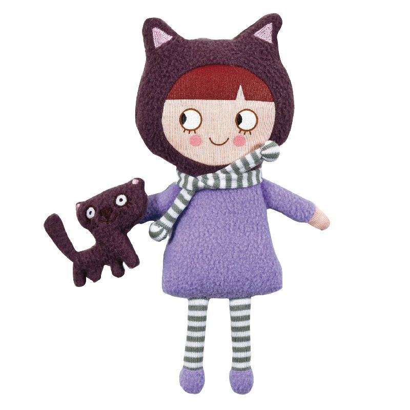Poupée Ninon chat (20 cm) Trousselier