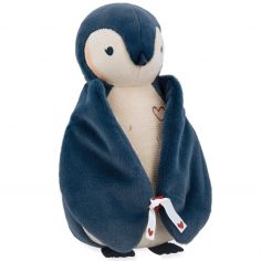 Peluche enregistreuse vocale et bruits blancs Manchot bleu (25 cm)