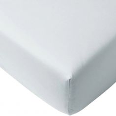 Drap housse en jersey Light Blue (40 x 80 cm) - Mon P'tit Dodo