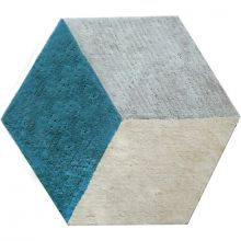 Tapis Cube bleu (110 x 140 cm)  par AFKliving