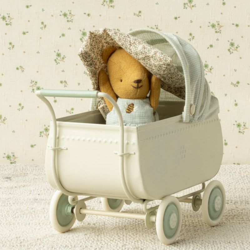 Landau Micro Bleu Lapins Maileg Ambiance 4