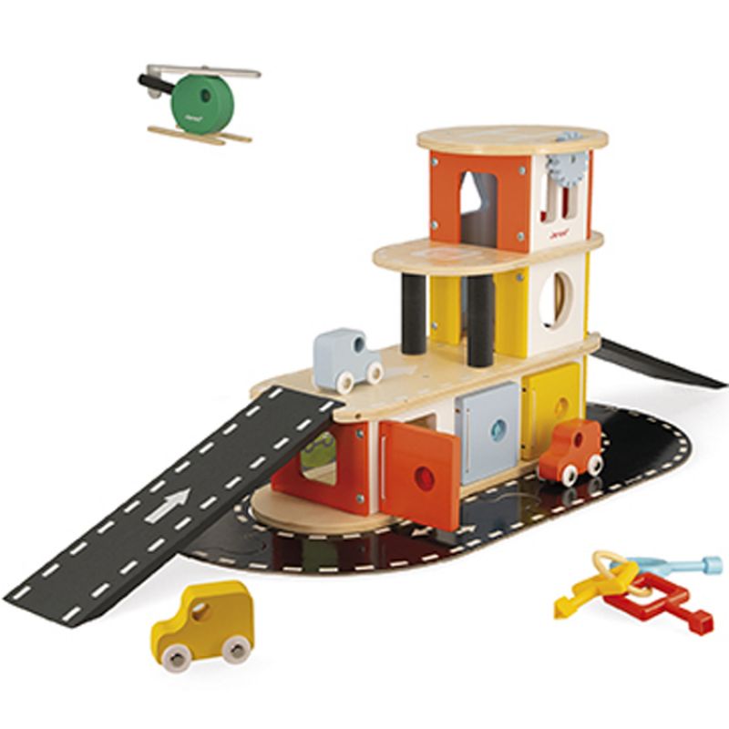 Garage Bolid en bois Janod