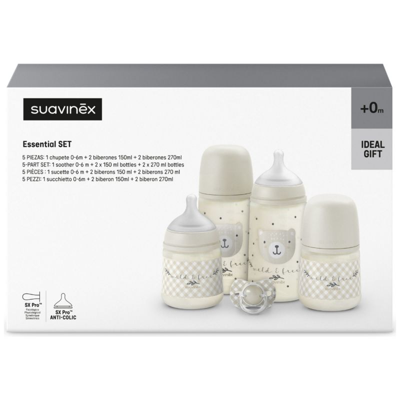 Coffret nouveau né Wild&Free Night and Day Beige Suavinex Packaging 4