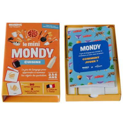 Coffret Mini Mondy (jeu de langage autour de la cuisine)  par Observe Montessori