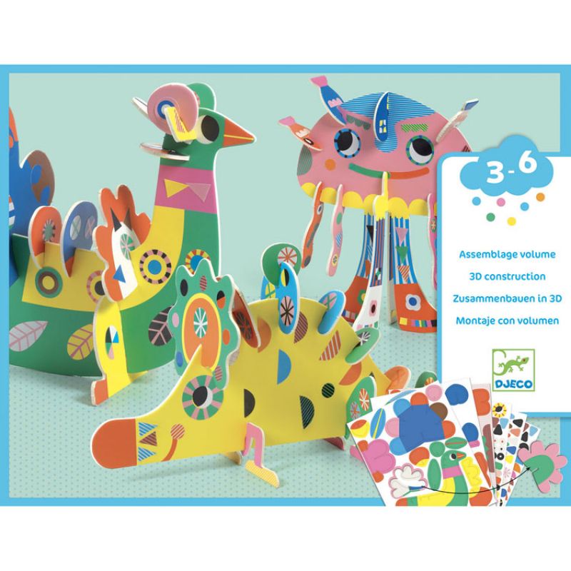 Puzzle 3D Animaux Djeco