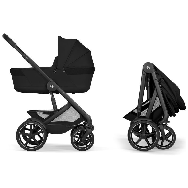 Poussette tout-terrain Talos S 2026 avec nacelle pliable Moon Black Cybex Produit 5