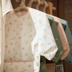 Bavoir à manches imperméable Lovely Birds