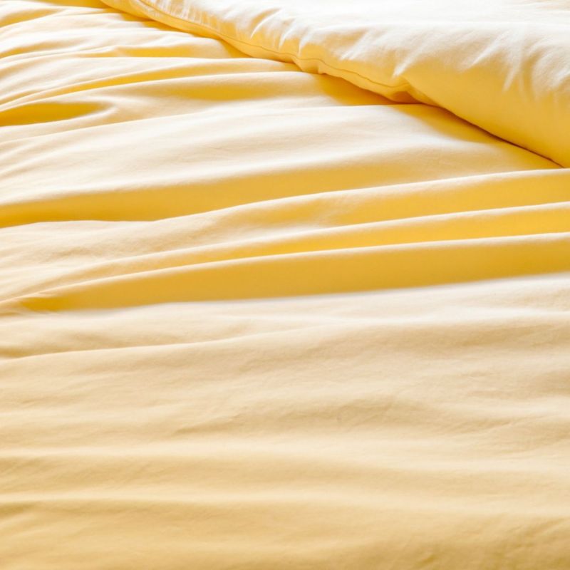 Housse de couette pur coton bio Tournesol (100 x 140 cm) Kadolis Ambiance 3