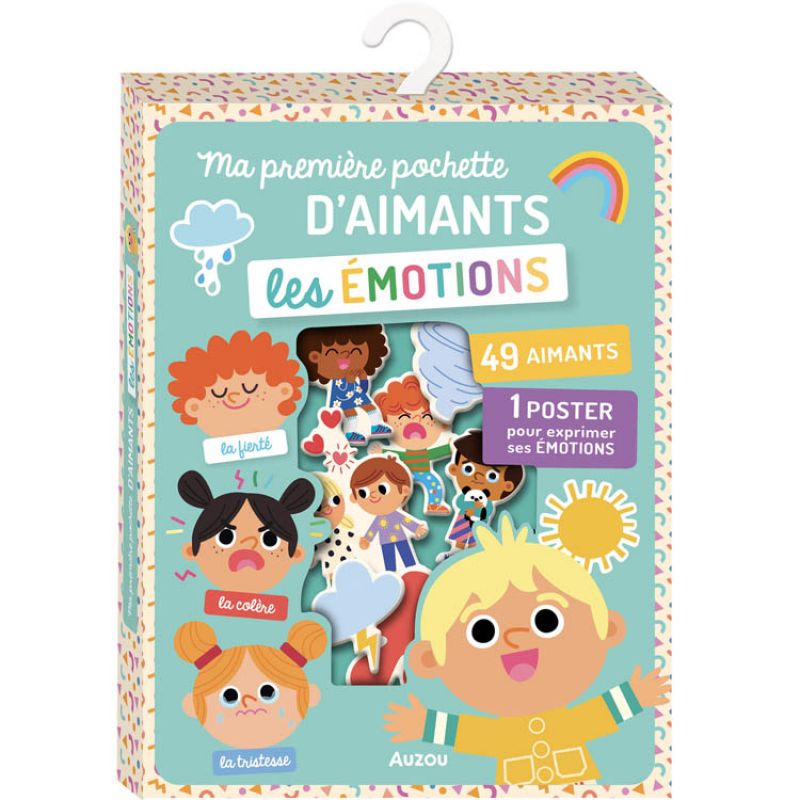 Ma première pochette d'aimants Les émotions Auzou Editions