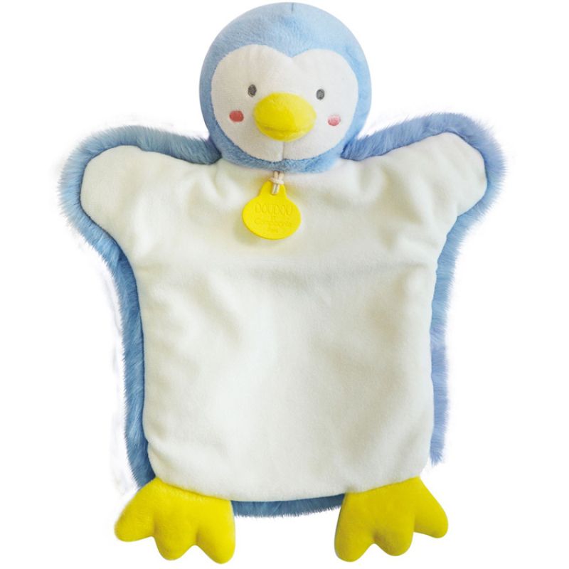 Doudou marionnette Pingouin Doudou et Compagnie