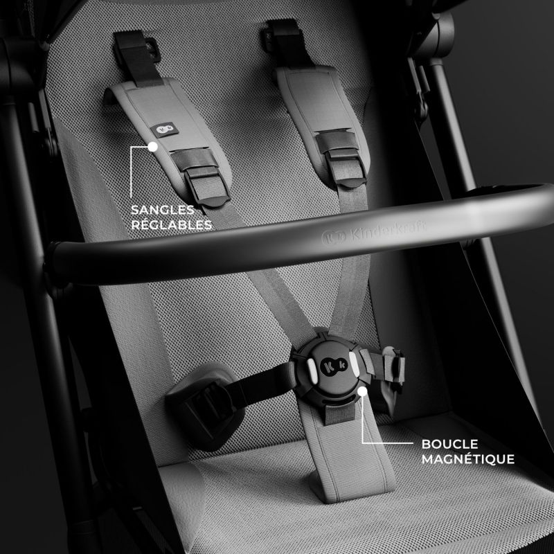 Poussette cabine Pilot 2 Platinium Grey Kinderkraft Ambiance 9