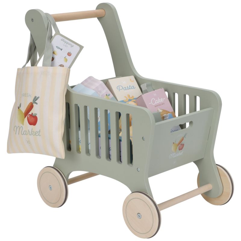 Chariot de courses en bois Little Dutch Produit 1