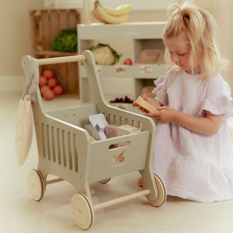 Chariot de courses en bois Little Dutch Ambiance 2