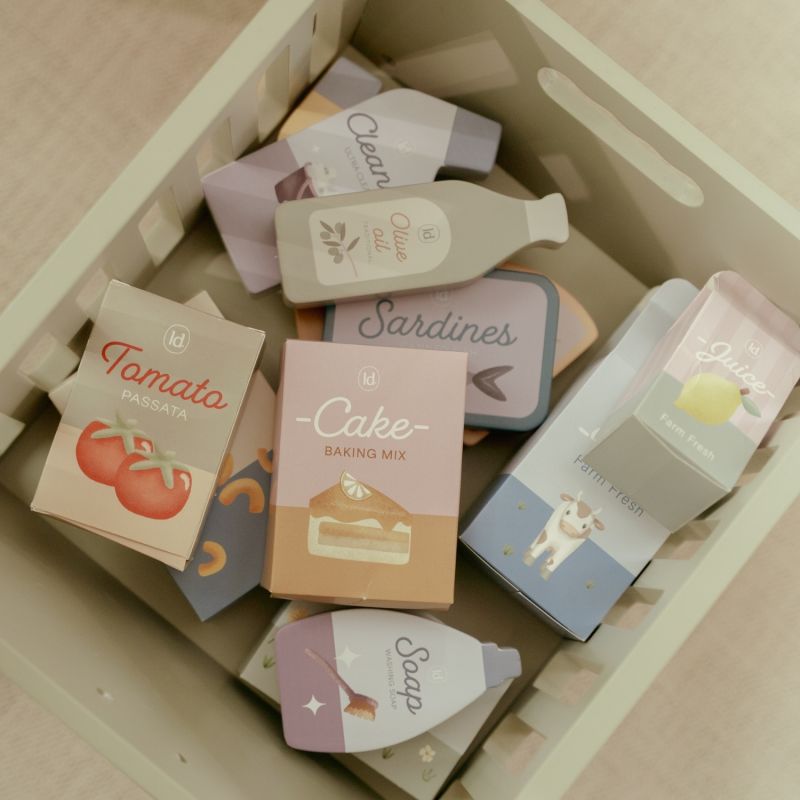 Chariot de courses en bois Little Dutch Ambiance 9