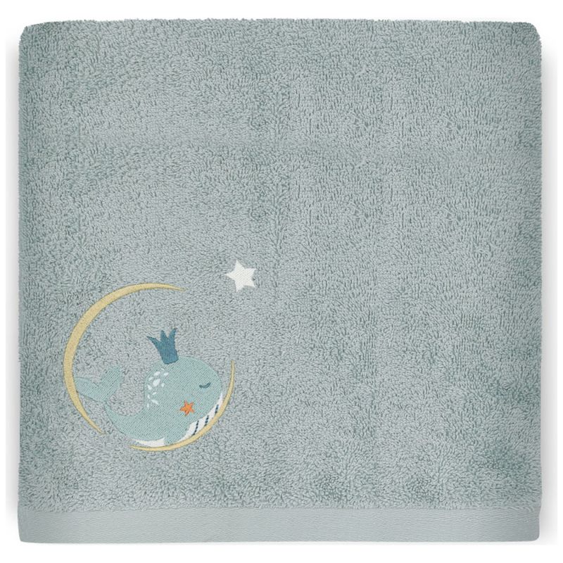 Serviette de bain Baleine Lagon (70 x 140 cm) L'oiseau bateau Produit 1