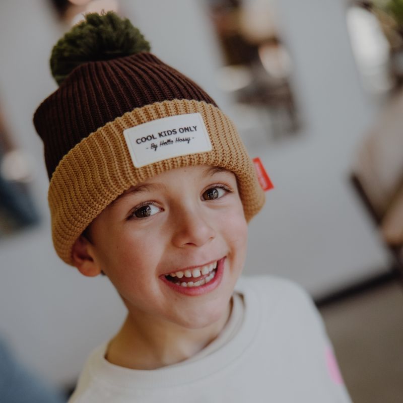 Bonnet Color Block Pistachio (2-5 ans) Hello Hossy Ambiance 2