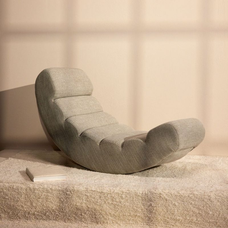 Fauteuil à bascule Banane Argile Quax Ambiance 2