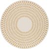 Tapis rond Illusion miel (160 cm)  par AFKliving