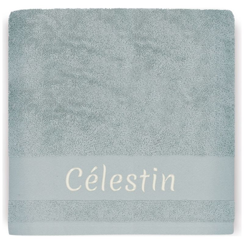 Serviette de bain Baleine Lagon personnalisable (70 x 140 cm) L'oiseau bateau Produit 2