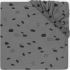 Drap housse pour matelas de parc Spot storm gris (75x95 cm) - Jollein