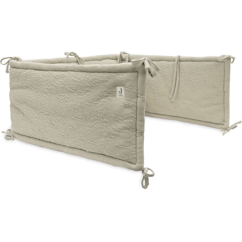 Tour de lit Soft Waves Olive Green (pour lit 60 x 120 ou 70 x 140 cm) Jollein