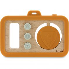Jouet d'activités appareil photo en silicone et bois Mr. Fox - Trixie