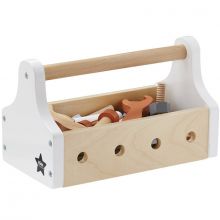 Boîte à outils en bois Star natural (20 pièces)  par Kid's Concept