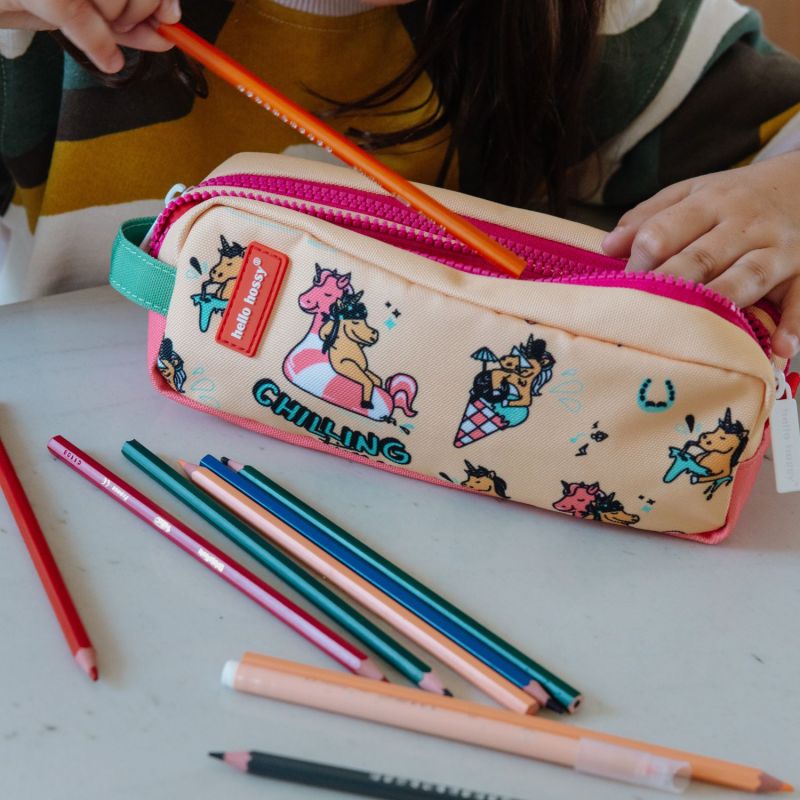 Trousse double compartiment Unicorn Hello Hossy Ambiance 2