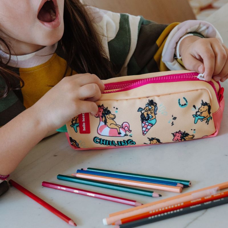 Trousse double compartiment Unicorn Hello Hossy Ambiance 6