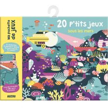 20 p'tits jeux Sous les mers Ma pochette de jeux  par Auzou Editions