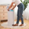 Poubelle à couches Platinium Blanche avec recharge Diaper Genie Ambiance 7