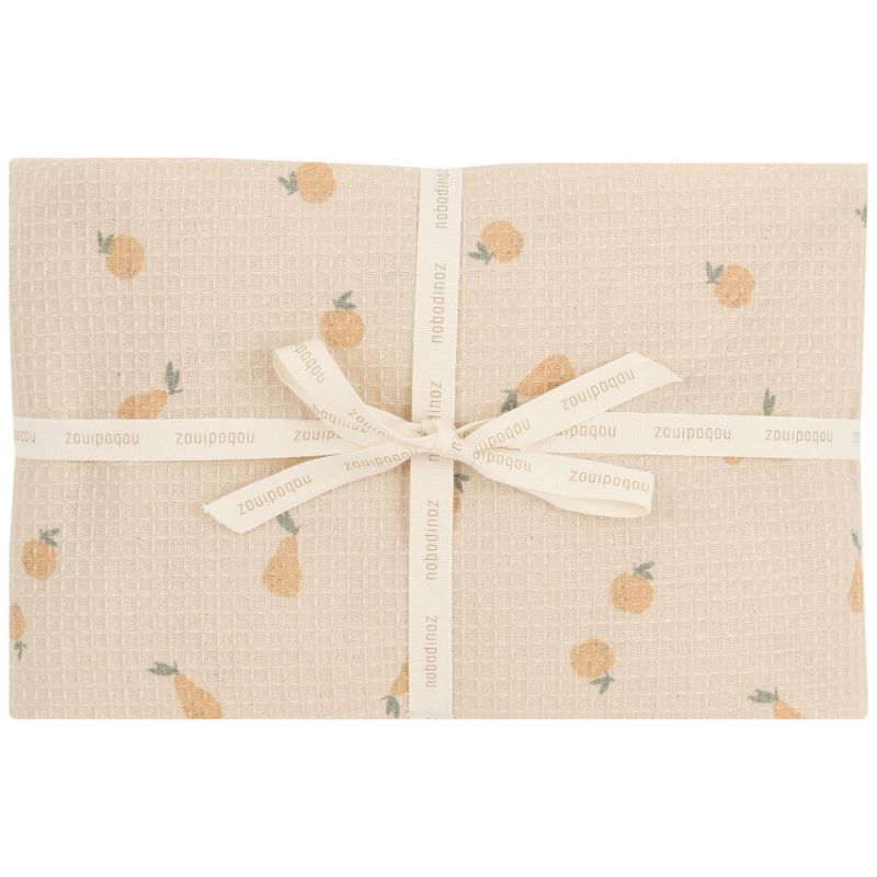 Housse de matelas à langer imperméable Opera Fruits Nobodinoz Produit 2