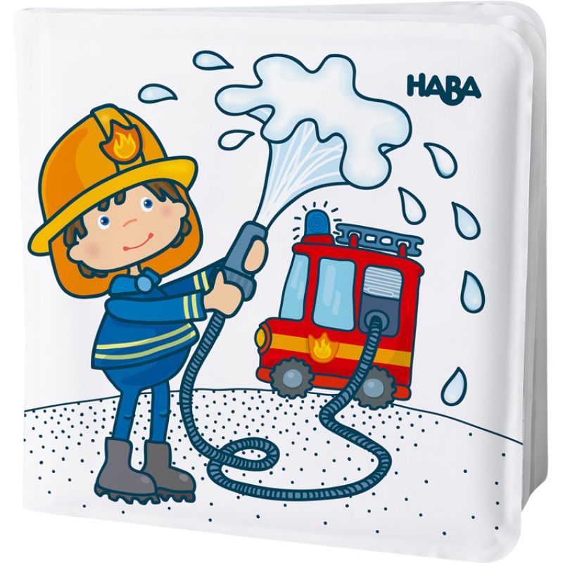Livre de bain magique Pompiers Haba