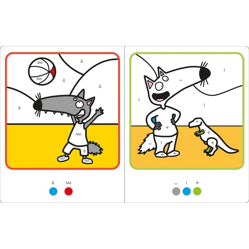 Mes coloriages magiques P'tit Loup Tracés et formes Auzou Editions Produit ouvert 2