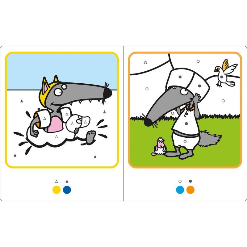 Mes coloriages magiques P'tit Loup Tracés et formes Auzou Editions Produit ouvert 3